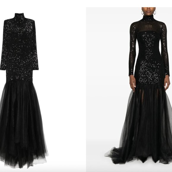 Sequined Mermaid Gown - Picture 1 of 1